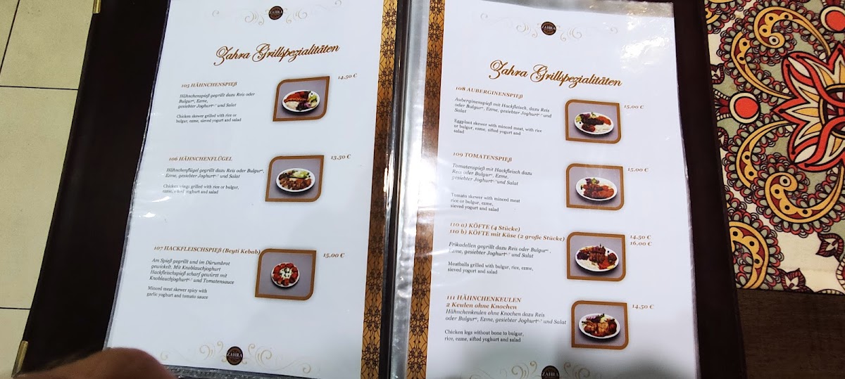 Menu Zahra Kiel-9